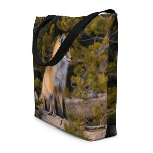 Winter Fox - Large Tote Bag